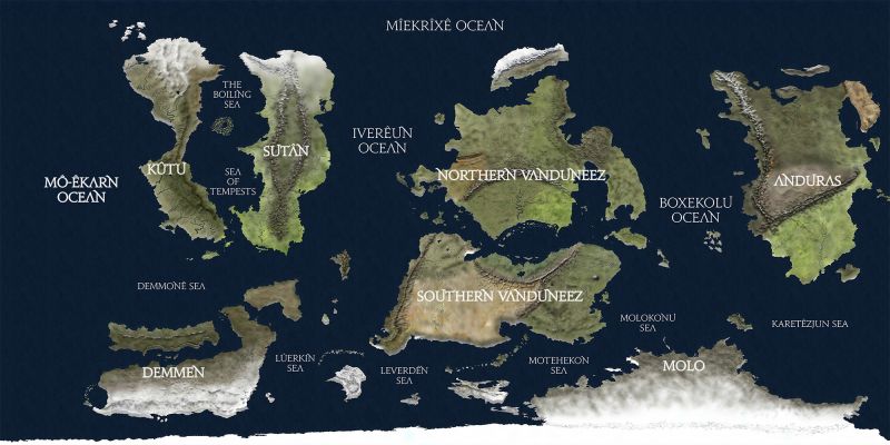 Map of Sundering of the Gods